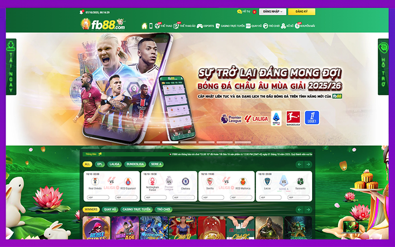 Kho game đa dạng từ thể thao, casino đến bắn cá đổi thưởng